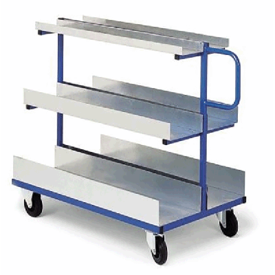 Chariot à étagères tôlées 400 kg