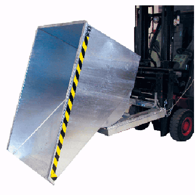 Bennes basculantes avec mécanisme dérouleur