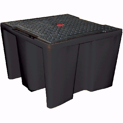 Bacs de rétention PE pour cubitainer