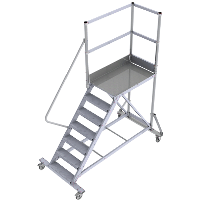 Plateforme roulante aluminium