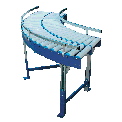 Courbes à rouleaux libres, PVC Ø 50 mm - Type CRL 50P