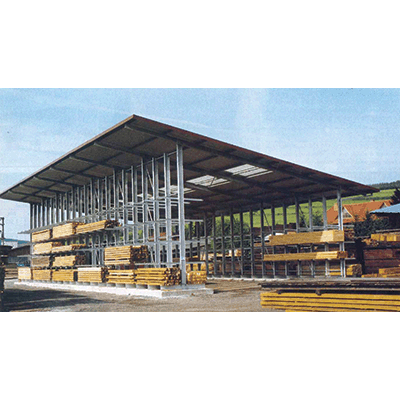 Rayonnage cantilever lourd galvanisé