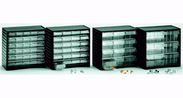 Classeurs à tiroirs divisibles H. 290 mm