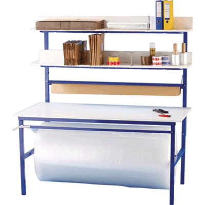 Table d'emballage avec et sans accessoires