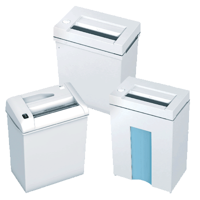 Destructeurs de documents, massicots, relieuses